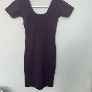 American Apparel Purple Bodycon Mini Dress
